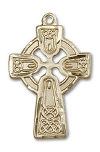 Load image into Gallery viewer, Celtic Cross Custom Pendant - Yellow Gold
