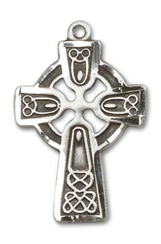 Celtic Cross Custom Pendant - Sterling Silver