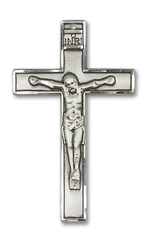 Crucifix Custom Pendant - Sterling Silver