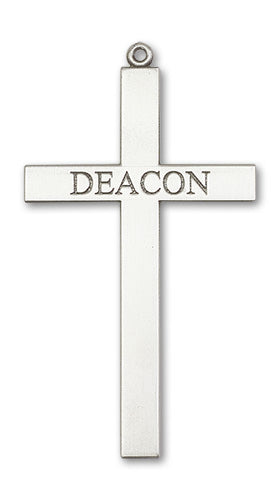 Deacon Cross Custom Pendant - Sterling Silver