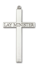 Load image into Gallery viewer, Lay Minister Cross Custom Pendant - Sterling Silver
