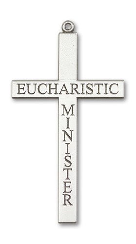 Eucharistic Minister Cross Custom Pendant - Sterling Silver