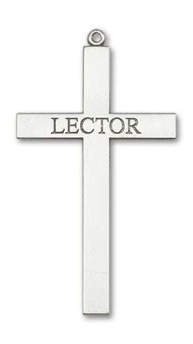 Lector Cross Custom Pendant - Sterling Silver