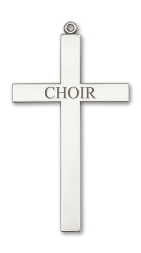 Choir Cross Custom Pendant - Sterling Silver