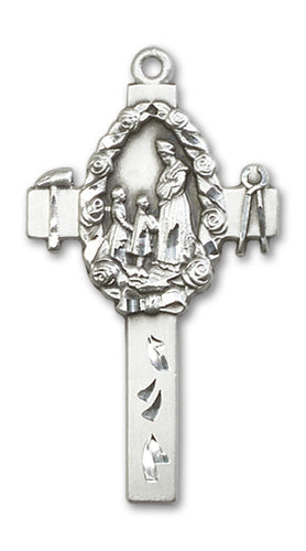 Cross Custom Pendant - Sterling Silver