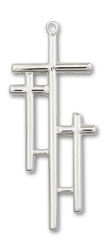 Cross Custom Pendant - Sterling Silver
