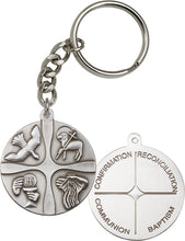 Load image into Gallery viewer, Christian Life Keychain - Silver Oxide
