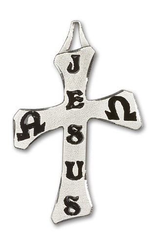 Cross Custom Pendant - Sterling Silver