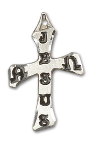 Cross Custom Pendant - Sterling Silver