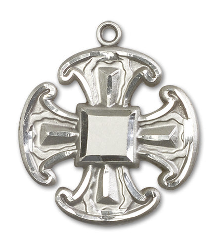 Cross Custom Pendant - Sterling Silver