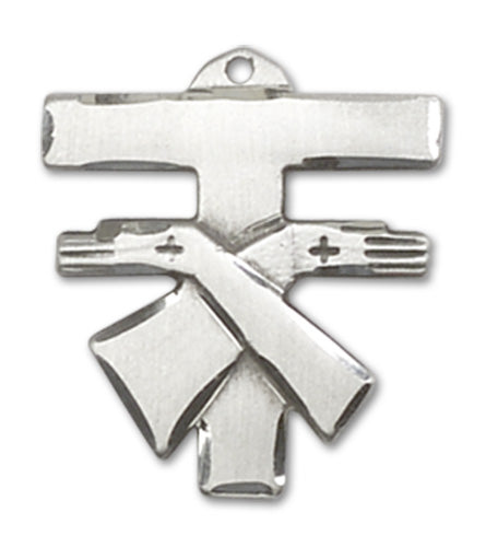 Franciscan Cross Custom Pendant - Sterling Silver