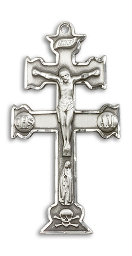 Caravaca Crucifix Custom Pendant - Sterling Silver