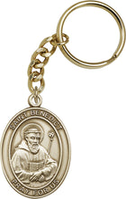 Load image into Gallery viewer, St. Benedict Keychain - Gold Oxide
