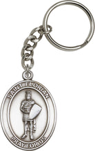 Load image into Gallery viewer, St. Florian Keychain - Silver Oxide
