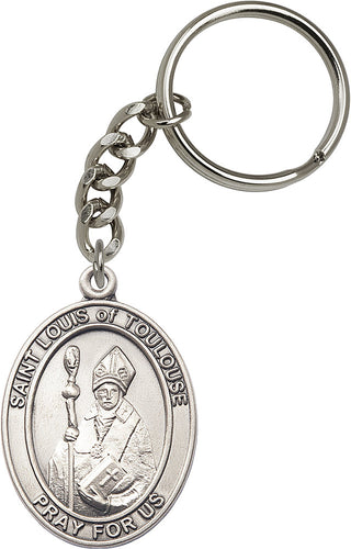 St. Louis Keychain - Silver Oxide