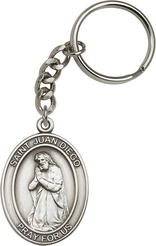 Juan Diego Keychain - Silver Oxide