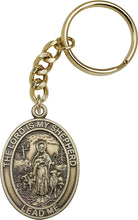 Load image into Gallery viewer, Lord Is My Shepherd Keychain - Gold Oxide
