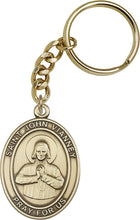 Load image into Gallery viewer, St. John Vianney Keychain - Gold Oxide

