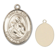 Load image into Gallery viewer, St. Ann Custom Medal - Yellow Gold
