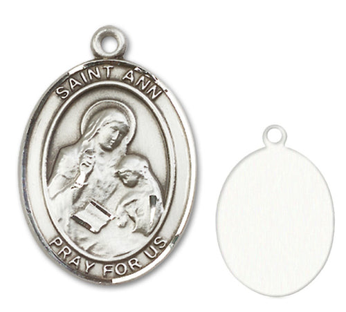 St. Ann Custom Medal - Sterling Silver