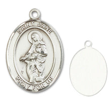 Load image into Gallery viewer, St. Jane of Valois Custom Medal - Sterling Silver
