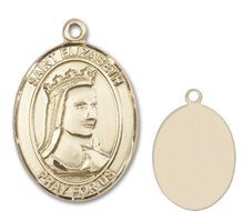 Load image into Gallery viewer, St. Elizabeth of Hungary Custom Medal - Yellow Gold
