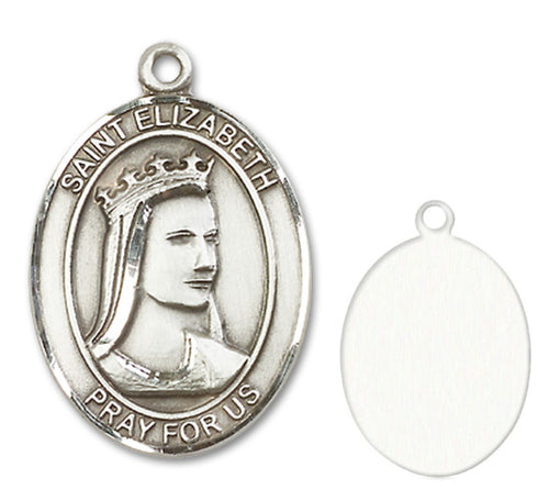 St. Elizabeth of Hungary Custom Medal - Sterling Silver