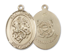 Load image into Gallery viewer, St. George / Coast Guard Custom Medal - Yellow Gold
