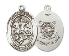 Load image into Gallery viewer, St. George / Coast Guard Custom Medal - Sterling Silver
