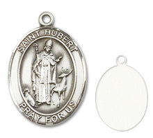 Load image into Gallery viewer, St. Hubert of Liege Custom Medal - Sterling Silver
