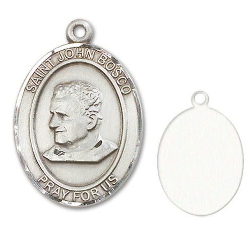 St. John Bosco Custom Medal - Sterling Silver