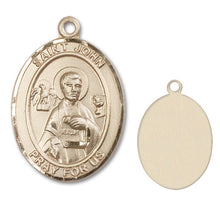 Load image into Gallery viewer, St. John the Apostle Custom Medal - Yellow Gold
