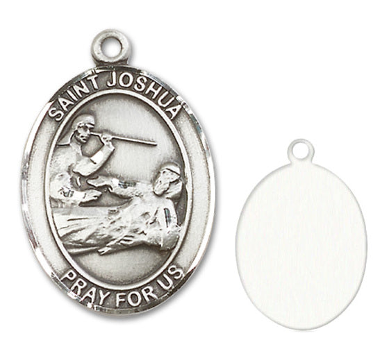 St. Joshua Custom Medal - Sterling Silver