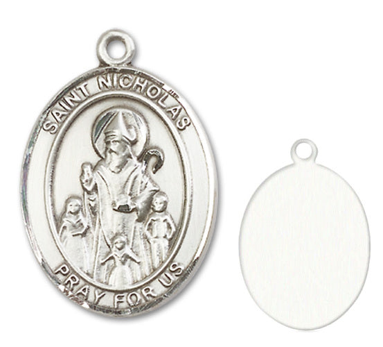 St. Nicholas Custom Medal - Sterling Silver