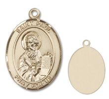 Load image into Gallery viewer, St. Paul the Apostle Custom Medal - Yellow Gold
