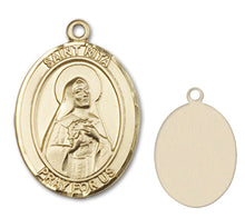Load image into Gallery viewer, St. Rita of Cascia Custom Medal - Yellow Gold
