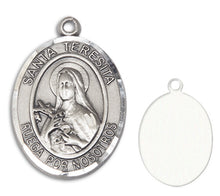 Load image into Gallery viewer, St. Theresa Custom Medal - Sterling Silver
