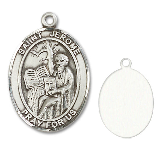 St. Jerome Custom Medal - Sterling Silver