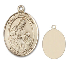 Load image into Gallery viewer, St. Ambrose Custom Medal - Yellow Gold

