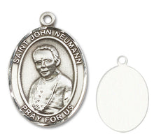 Load image into Gallery viewer, St. John Neumann Custom Medal - Sterling Silver
