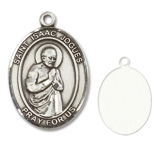 St. Isaac Jogues Custom Medal - Sterling Silver