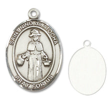 Load image into Gallery viewer, St. Nino de Atocha Custom Medal - Sterling Silver
