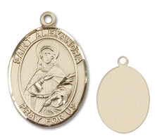 Load image into Gallery viewer, St. Alexadra Custom Medal - Yellow Gold
