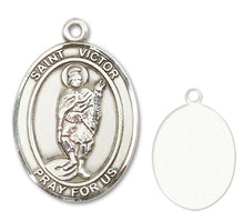 Load image into Gallery viewer, St. Victor of Marseilles Custom Medal - Sterling Silver
