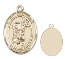Load image into Gallery viewer, St. Stephanie Custom Medal - Yellow Gold
