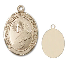 Load image into Gallery viewer, Footprints / Cross Custom Pendant - Yellow Gold
