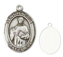 Load image into Gallery viewer, St. Placidus Custom Medal - Sterling Silver
