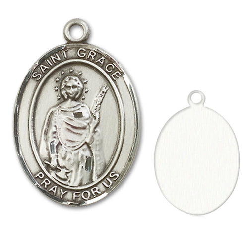 St. Grace Custom Medal - Sterling Silver