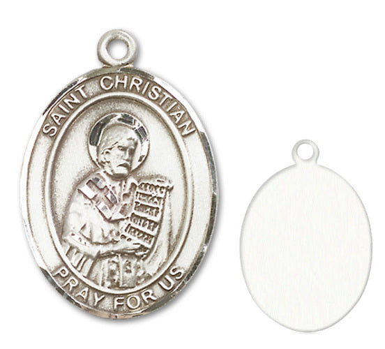 St. Christian Demosthenes Custom Medal - Sterling Silver