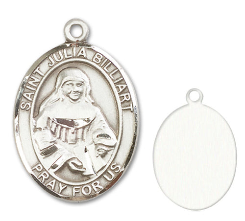 St. Julia Billiart Custom Medal - Sterling Silver